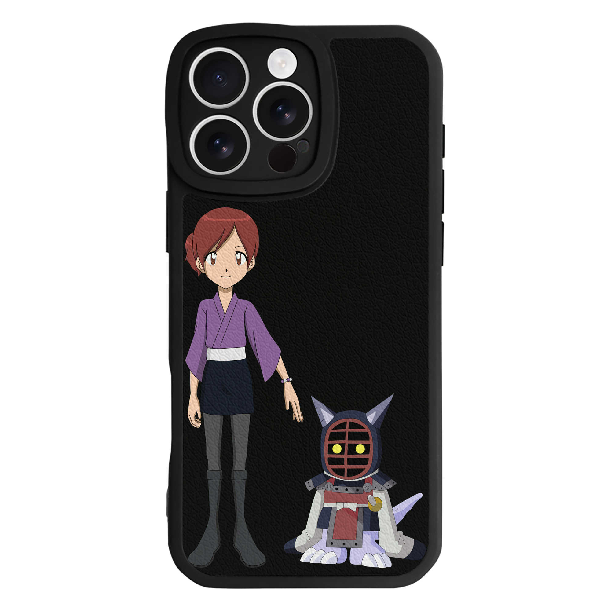 （画像用） Digimon デジタルモンスター/デジモン 【iPhone 16シリーズ対応】シリコンスマホケース（レザー調） 材質：シリコン